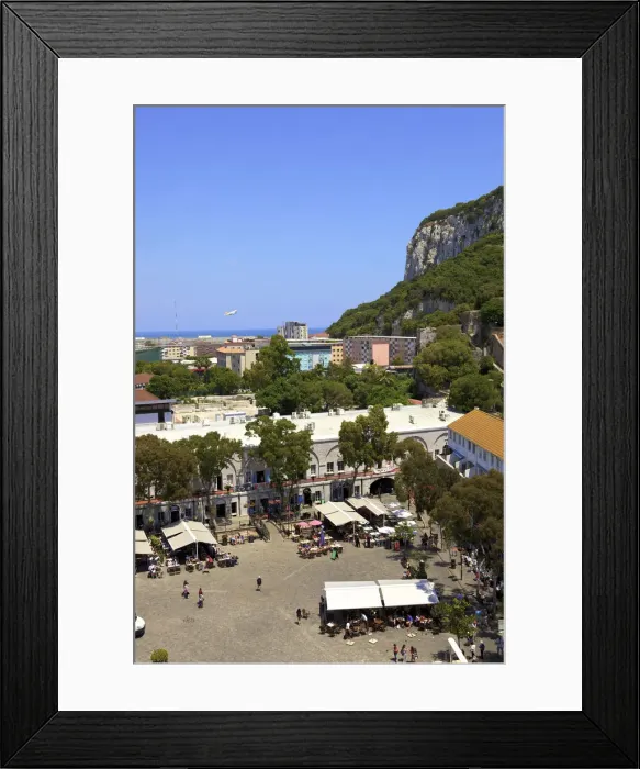 Framed Print : Grand Casemates Square, Gibraltar, Cadiz Province