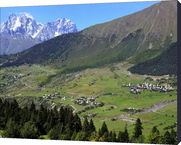 Ushba peak (4690 m), Muzhali community, Upper Svanetia, Georgia