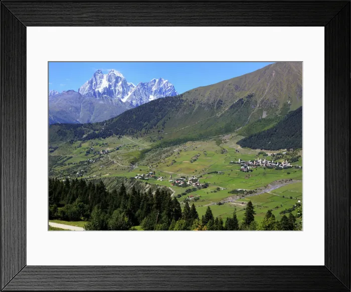 Framed Print : Ushba peak (4690 m), Muzhali community, Upper Svanetia, Georgia Framed Print : Ushba peak (4690 m), Muzhali community, Upper Svanetia, Georgia