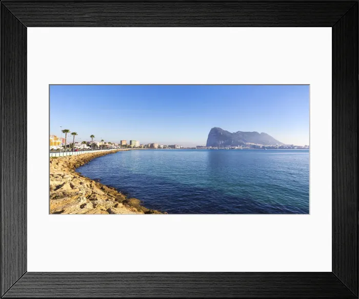 Framed Print : Gibraltar, View of Rock of Gibraltar Framed Print : Gibraltar, View of Rock of Gibraltar