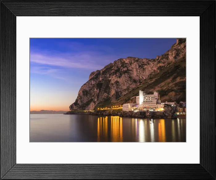 Framed Print : Gibraltar, Catalan Bay, The Caleta Hotel Framed Print : Gibraltar, Catalan Bay, The Caleta Hotel