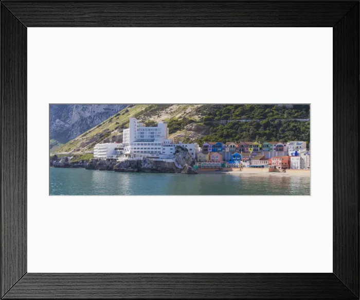 Framed Print : Gibraltar, Catalan Bay, The Caleta Hotel Framed Print : Gibraltar, Catalan Bay, The Caleta Hotel