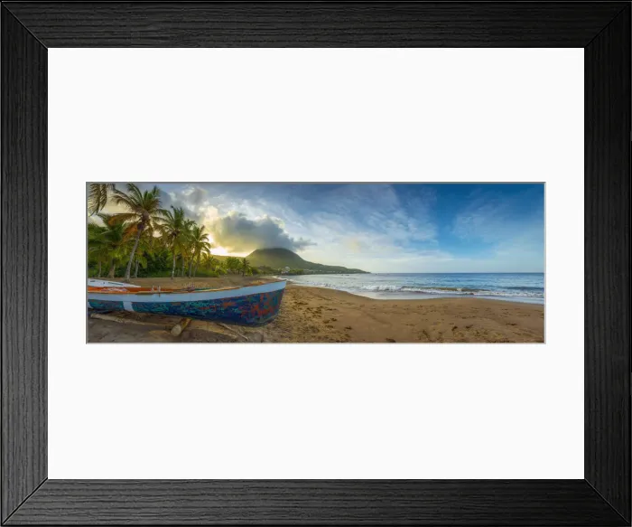 Framed Print : Caribbean, Martinique, Les Anse d Arlet, Petite Anse, Sunsrise Framed Print : Caribbean, Martinique, Les Anse d Arlet, Petite Anse, Sunsrise