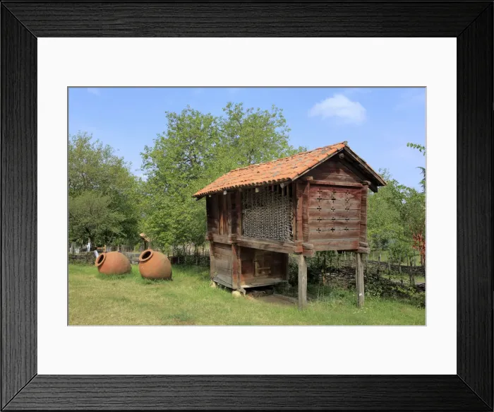 Framed Print : Rural wooden house, Open Air Museum of Ethnography, Tbilisi, Georgia Framed Print : Rural wooden house, Open Air Museum of Ethnography, Tbilisi, Georgia