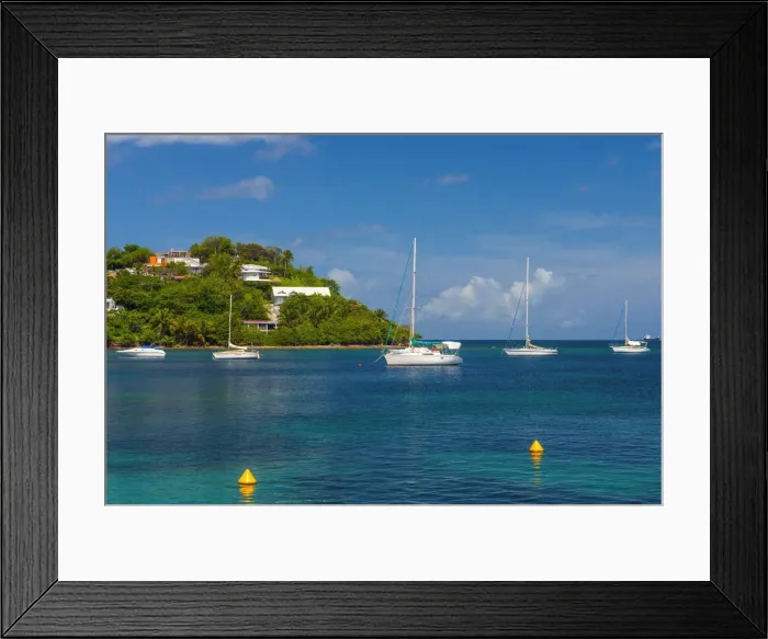 Framed Print : Caribbean, Martinique, Pointe du Bout, Anse Mitan Framed Print : Caribbean, Martinique, Pointe du Bout, Anse Mitan