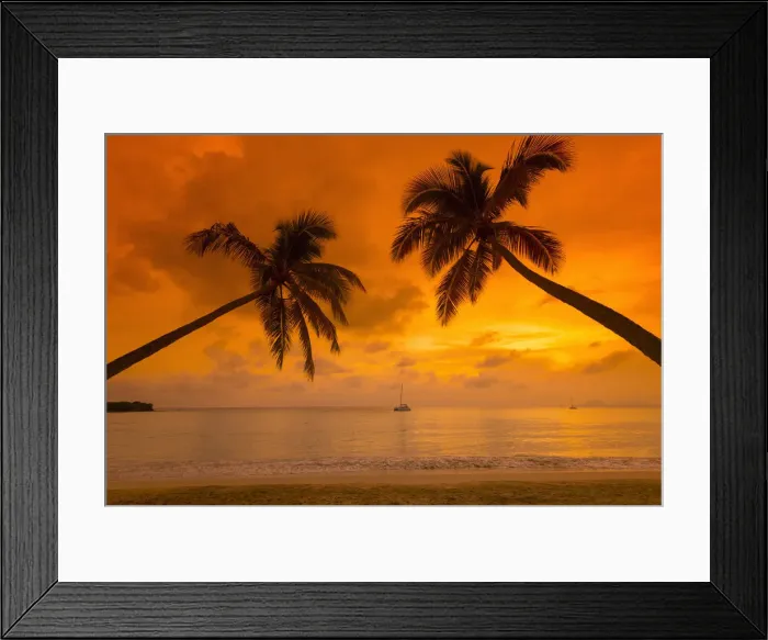 Framed Print : Caribbean, Martinique, Sainte Anne, Grande Anse des Salines Framed Print : Caribbean, Martinique, Sainte Anne, Grande Anse des Salines
