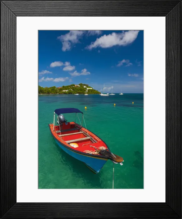Framed Print : Caribbean, Martinique, Pointe du Bout, Anse Mitan Framed Print : Caribbean, Martinique, Pointe du Bout, Anse Mitan