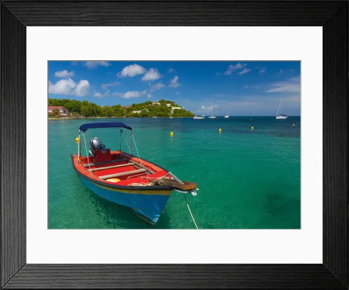 Framed Print : Caribbean, Martinique, Pointe du Bout, Anse Mitan Framed Print : Caribbean, Martinique, Pointe du Bout, Anse Mitan