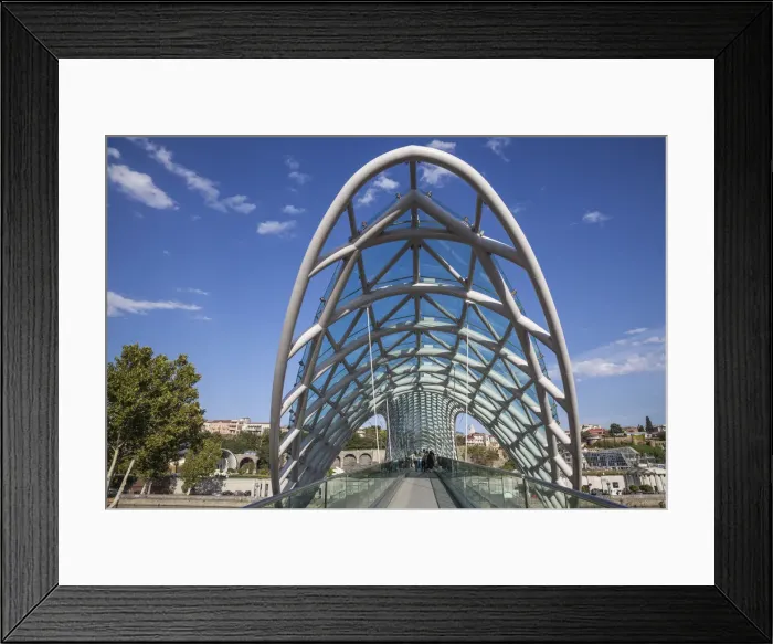 Framed Print : Georgia, Tbilisi, Peace bridge Framed Print : Georgia, Tbilisi, Peace bridge