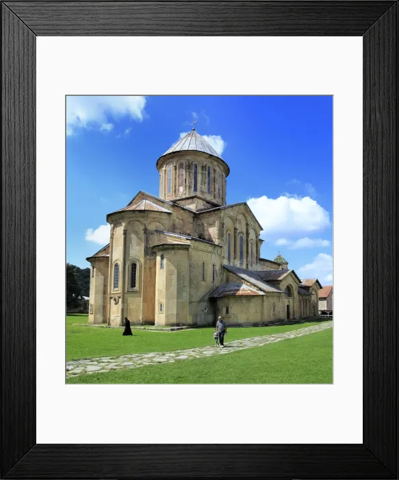 Framed Print : Church of Nativity of Holy Virgin (12th century), Gelati Monastery, Kutaisi, Georgia