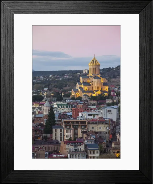 Framed Print : Georgia, Tbilisi, Avlabari, View of Tsminda Sameba Cathedral (Holy Trinity Cathedral) Framed Print : Georgia, Tbilisi, Avlabari, View of Tsminda Sameba Cathedral (Holy Trinity Cathedral)