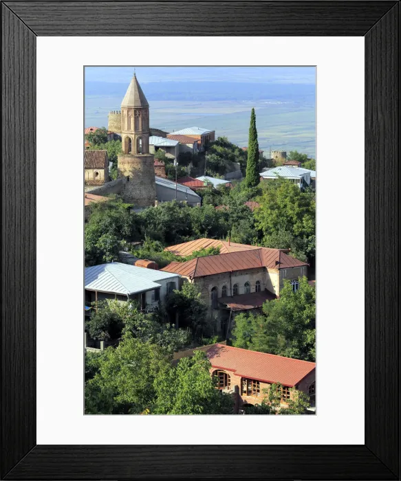 Framed Print : View of Alazani Valley, Sighnaghi, Kakheti, Georgia Framed Print : View of Alazani Valley, Sighnaghi, Kakheti, Georgia