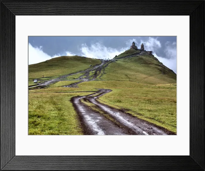 Framed Print : Tsminda Sameba, Gergeti Trinity Church, Khevi, Georgia Framed Print : Tsminda Sameba, Gergeti Trinity Church, Khevi, Georgia