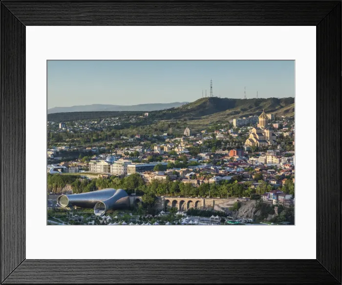 Framed Print : Georgia, Tbilisi, Presidential Palace, Isminda Sameba Cathedral, and Concert Hall Framed Print : Georgia, Tbilisi, Presidential Palace, Isminda Sameba Cathedral, and Concert Hall