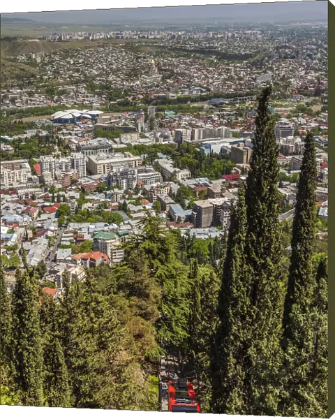 Georgia, Tbilisi, Mtatsminda Park, Funicular