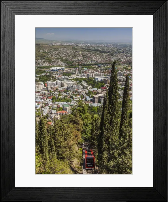 Framed Print : Georgia, Tbilisi, Mtatsminda Park, Funicular Framed Print : Georgia, Tbilisi, Mtatsminda Park, Funicular