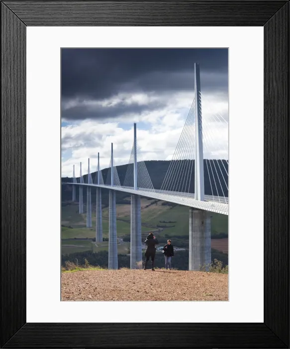 Framed Print : France, Midi-Pyrenees Region, Aveyron Department, Millau, Millau Viaduct Bridge Framed Print : France, Midi-Pyrenees Region, Aveyron Department, Millau, Millau Viaduct Bridge