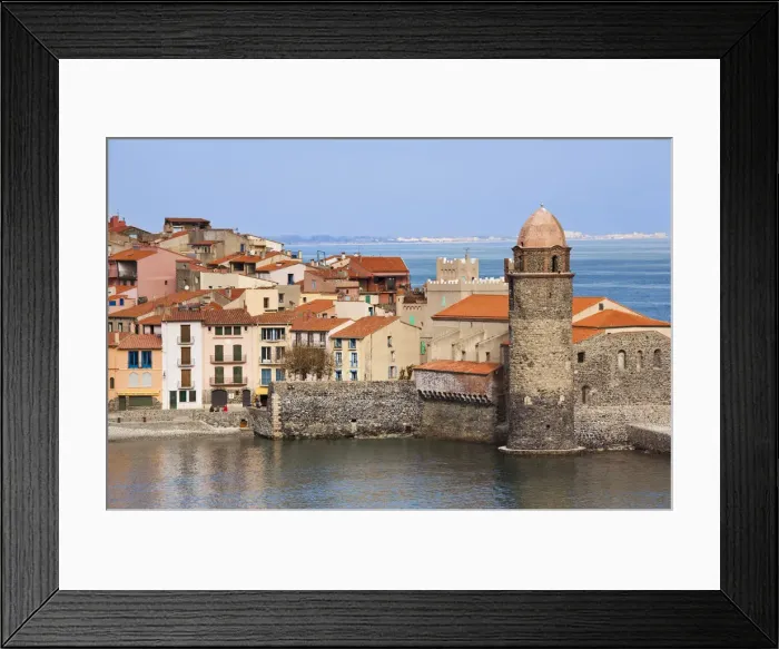 Framed Print : France, Languedoc-Roussillon, Pyrennes-Orientales Department, Vermillion Coast Area Framed Print : France, Languedoc-Roussillon, Pyrennes-Orientales Department, Vermillion Coast Area