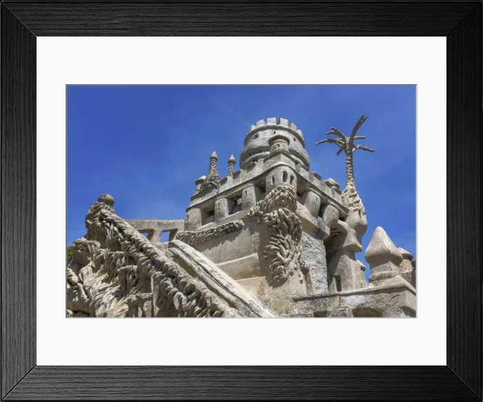 Framed Print : Le Palais ideal, Ideal Palace by Ferdinand Cheval, Hauterives, Drome department, France Framed Print : Le Palais ideal, Ideal Palace by Ferdinand Cheval, Hauterives, Drome department, France