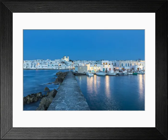 Framed Print : Naousa, Paros, Cyclade Islands, Greece Framed Print : Naousa, Paros, Cyclade Islands, Greece