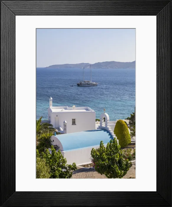 Framed Print : Agios Ioannis, Mykonos, Cyclade Islands, Greece