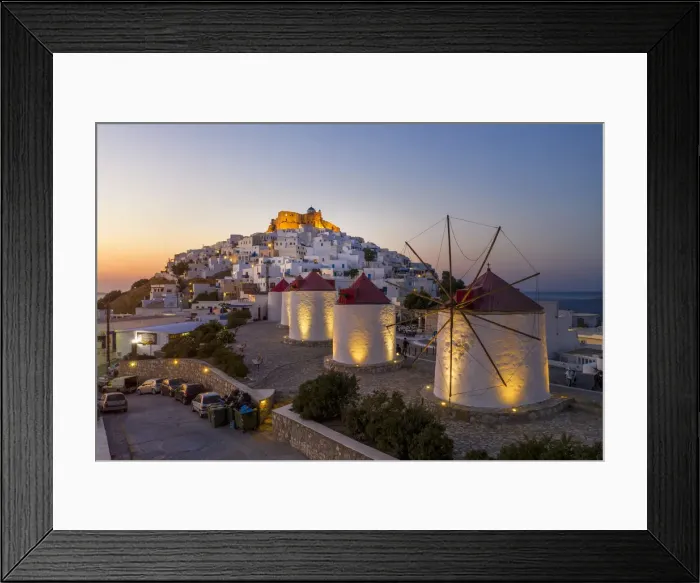 Framed Print : Greece, Dodecanese Islands, Astypalaia, Chora Astypalaia (Astypalaia Town) Framed Print : Greece, Dodecanese Islands, Astypalaia, Chora Astypalaia (Astypalaia Town)