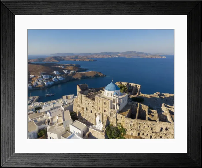 Framed Print : Greece, Dodecanese Islands, Astypalaia, Chora Astypalaia (Astypalaia Town) Framed Print : Greece, Dodecanese Islands, Astypalaia, Chora Astypalaia (Astypalaia Town)