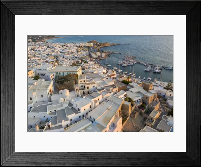 Framed Print : Greece, Cyclades Islands, Naxos Town, Temple of Apollo