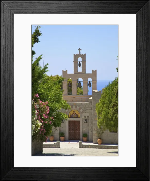 Framed Print : The Holy Convent Evangelismos, Patmos, Dodecanese, Greek Islands, Greece, Europe Framed Print : The Holy Convent Evangelismos, Patmos, Dodecanese, Greek Islands, Greece, Europe