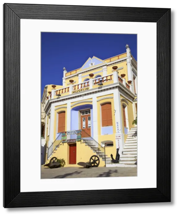 Framed Print : Nautical Museum, Symi, Dodecanese, Greek Islands, Greece, Europe Framed Print : Nautical Museum, Symi, Dodecanese, Greek Islands, Greece, Europe