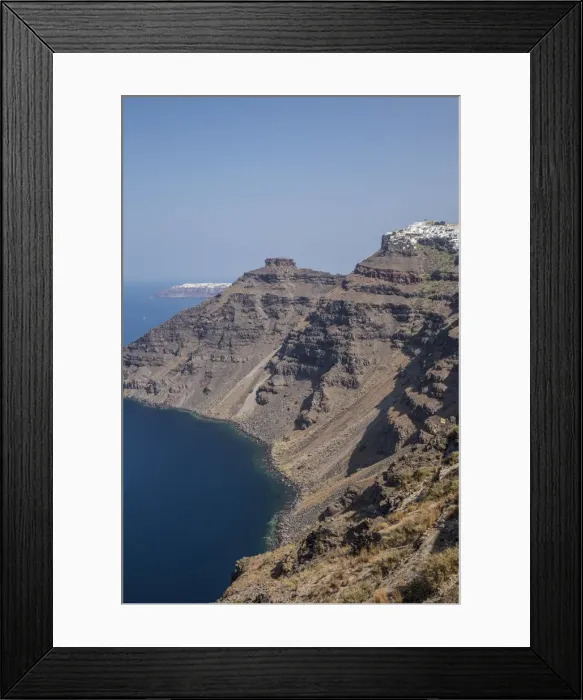 Framed Print : View to Imerovigli, Santorini (Thira), Cyclades Islands, Greece Framed Print : View to Imerovigli, Santorini (Thira), Cyclades Islands, Greece
