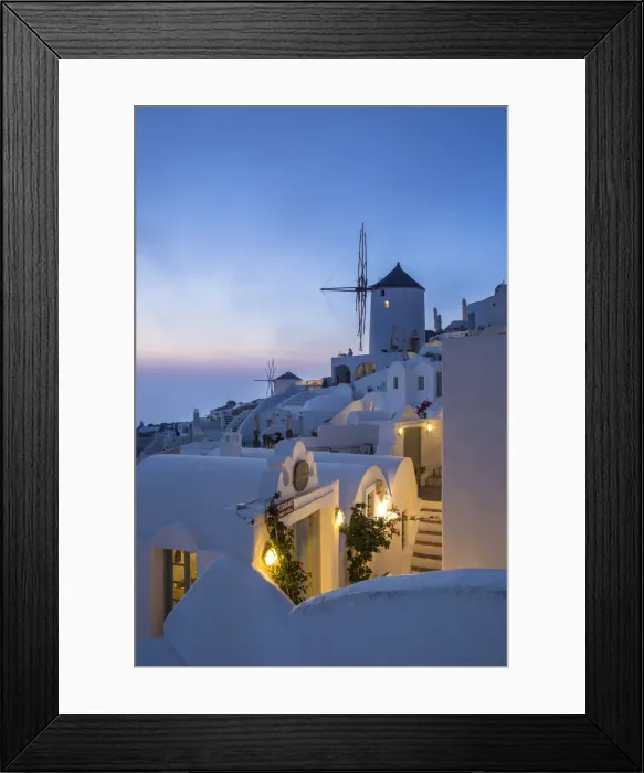 Framed Print : Windmill, Oia, Santorini (Thira), Cyclades Islands, Greece Framed Print : Windmill, Oia, Santorini (Thira), Cyclades Islands, Greece