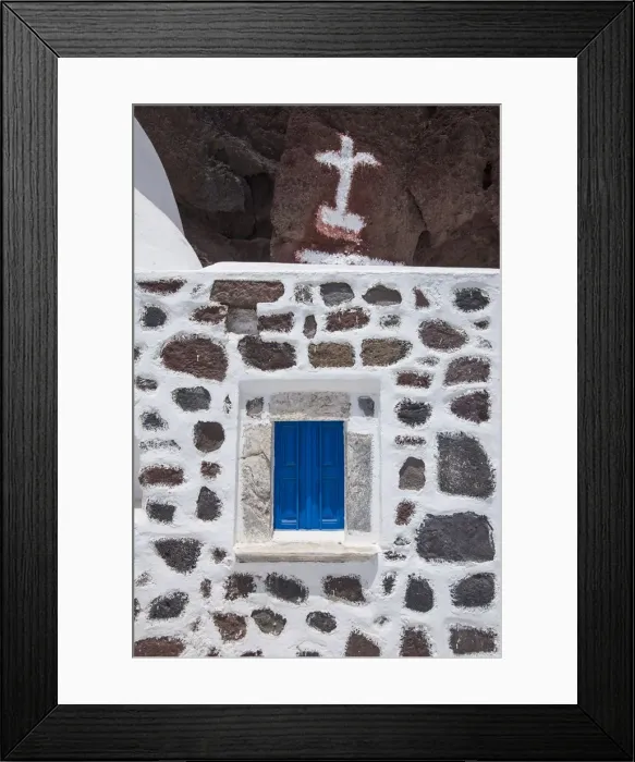 Framed Print : Chapel by red beach, Santorini (Thira), Cyclades Islands, Greece Framed Print : Chapel by red beach, Santorini (Thira), Cyclades Islands, Greece