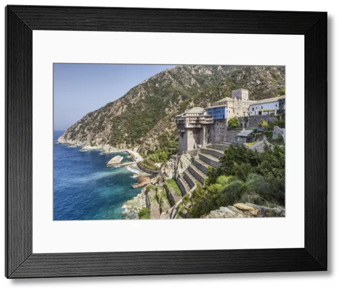 Framed Print : Dionysiou monastery, Mount Athos, Athos peninsula, Greece Framed Print : Dionysiou monastery, Mount Athos, Athos peninsula, Greece