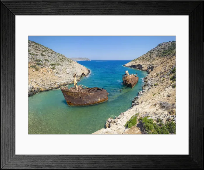 Framed Print : Greece, Cyclades Islands, Amorgos, Navagio Beach Framed Print : Greece, Cyclades Islands, Amorgos, Navagio Beach