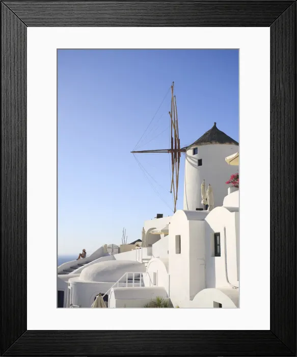 Framed Print : Greece, Cyclades, Santorini, Oia Town, Boutique Hotel Framed Print : Greece, Cyclades, Santorini, Oia Town, Boutique Hotel