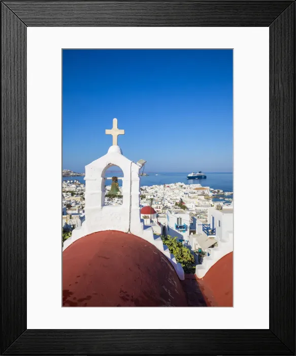 Framed Print : Greek orthodox chapel, Chora (Mykonos Town), Mykonos, Cyclades Islands, Greece Framed Print : Greek orthodox chapel, Chora (Mykonos Town), Mykonos, Cyclades Islands, Greece