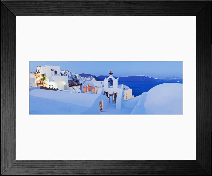 Framed Print : Church tower, Oia (La), Santorini (Thira), Cyclades Islands, Greece Framed Print : Church tower, Oia (La), Santorini (Thira), Cyclades Islands, Greece