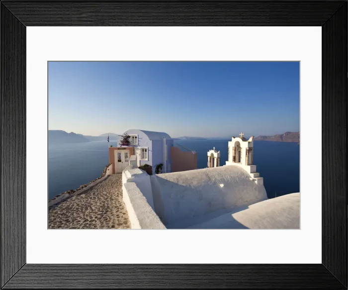 Framed Print : Entrance to a typical village house in Oia (La), Santorini (Thira), Cyclades Islands Framed Print : Entrance to a typical village house in Oia (La), Santorini (Thira), Cyclades Islands