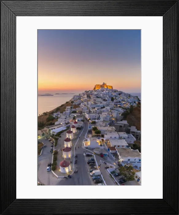 Framed Print : Greece, Dodecanese Islands, Astypalaia, Chora Astypalaia (Astypalaia Town) Framed Print : Greece, Dodecanese Islands, Astypalaia, Chora Astypalaia (Astypalaia Town)
