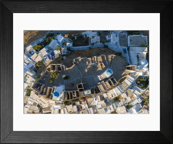 Framed Print : Greece, Dodecanese Islands, Astypalaia, Chora Astypalaia (Astypalaia Town) Framed Print : Greece, Dodecanese Islands, Astypalaia, Chora Astypalaia (Astypalaia Town)