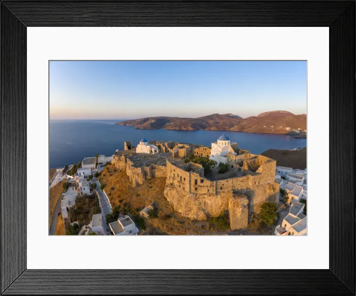 Framed Print : Greece, Dodecanese Islands, Astypalaia, Chora Astypalaia (Astypalaia Town) Framed Print : Greece, Dodecanese Islands, Astypalaia, Chora Astypalaia (Astypalaia Town)