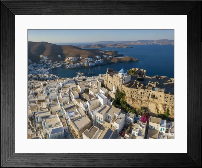 Framed Print : Greece, Dodecanese Islands, Astypalaia, Chora Astypalaia (Astypalaia Town) Framed Print : Greece, Dodecanese Islands, Astypalaia, Chora Astypalaia (Astypalaia Town)