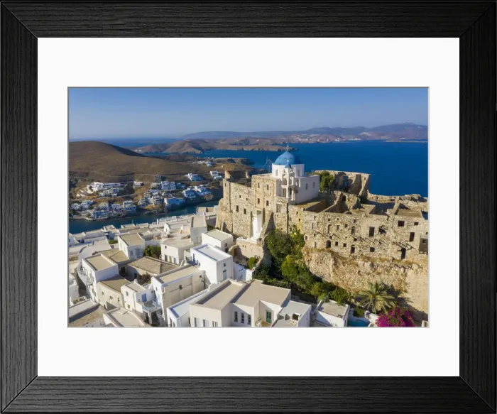 Framed Print : Greece, Dodecanese Islands, Astypalaia, Chora Astypalaia (Astypalaia Town) Framed Print : Greece, Dodecanese Islands, Astypalaia, Chora Astypalaia (Astypalaia Town)