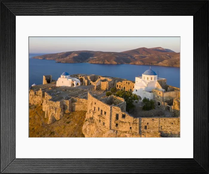 Framed Print : Greece, Dodecanese Islands, Astypalaia, Chora Astypalaia (Astypalaia Town) Framed Print : Greece, Dodecanese Islands, Astypalaia, Chora Astypalaia (Astypalaia Town)