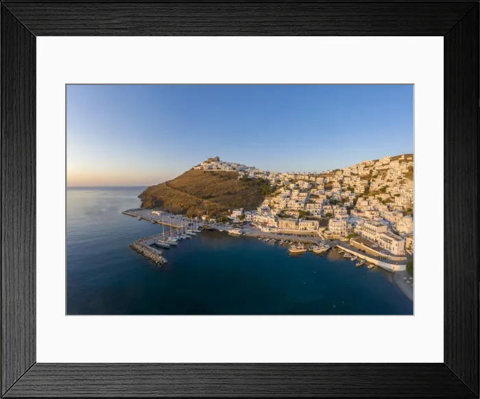 Framed Print : Greece, Dodecanese Islands, Astypalaia, Chora Astypalaia (Astypalaia Town) Framed Print : Greece, Dodecanese Islands, Astypalaia, Chora Astypalaia (Astypalaia Town)