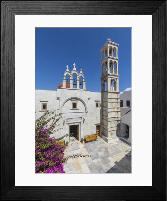 Framed Print : Monastery Of Panagia Tourliani, Ano Mera, Mykonos, Cyclade Islands, Greece Framed Print : Monastery Of Panagia Tourliani, Ano Mera, Mykonos, Cyclade Islands, Greece