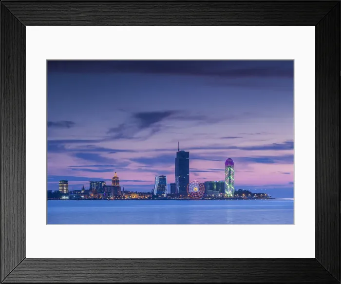 Framed Print : Georgia, Batumi, city skyline from the Black Sea Framed Print : Georgia, Batumi, city skyline from the Black Sea