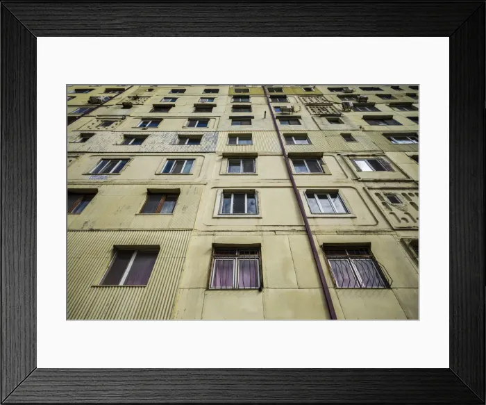 Framed Print : Georgia, Batumi, Batumi Boulevard seaside promenade, Soviet-era apartment buildings Framed Print : Georgia, Batumi, Batumi Boulevard seaside promenade, Soviet-era apartment buildings