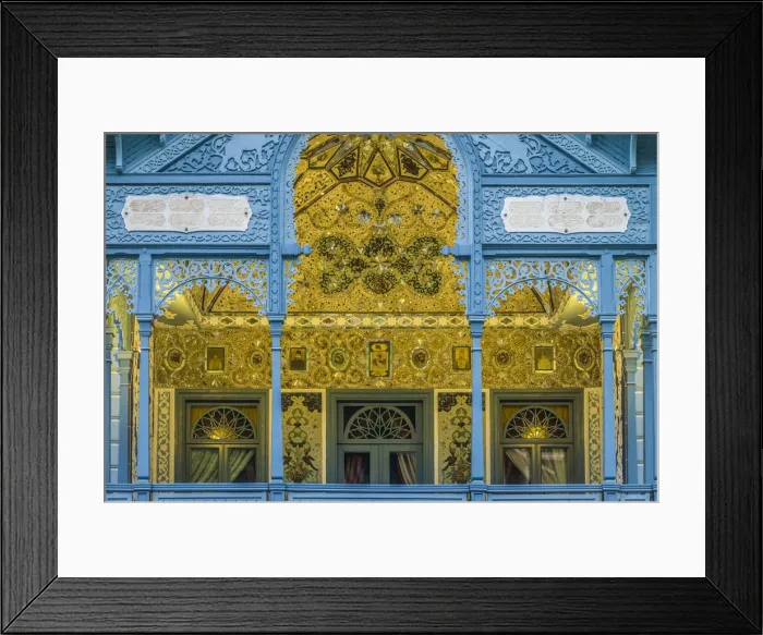Framed Print : Georgia, Borjomi, famous mineral water resort, detail of the Persian Building Framed Print : Georgia, Borjomi, famous mineral water resort, detail of the Persian Building